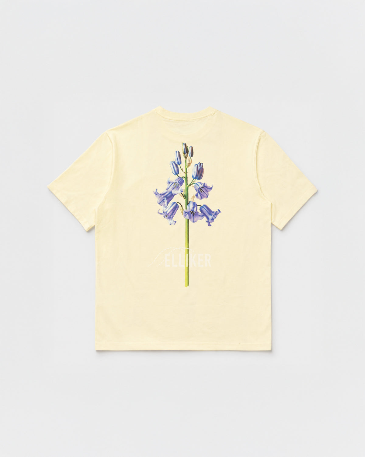 RILL BLUEBELL PRINT SHORT SLEEVE T-SHIRT OFF WHITE