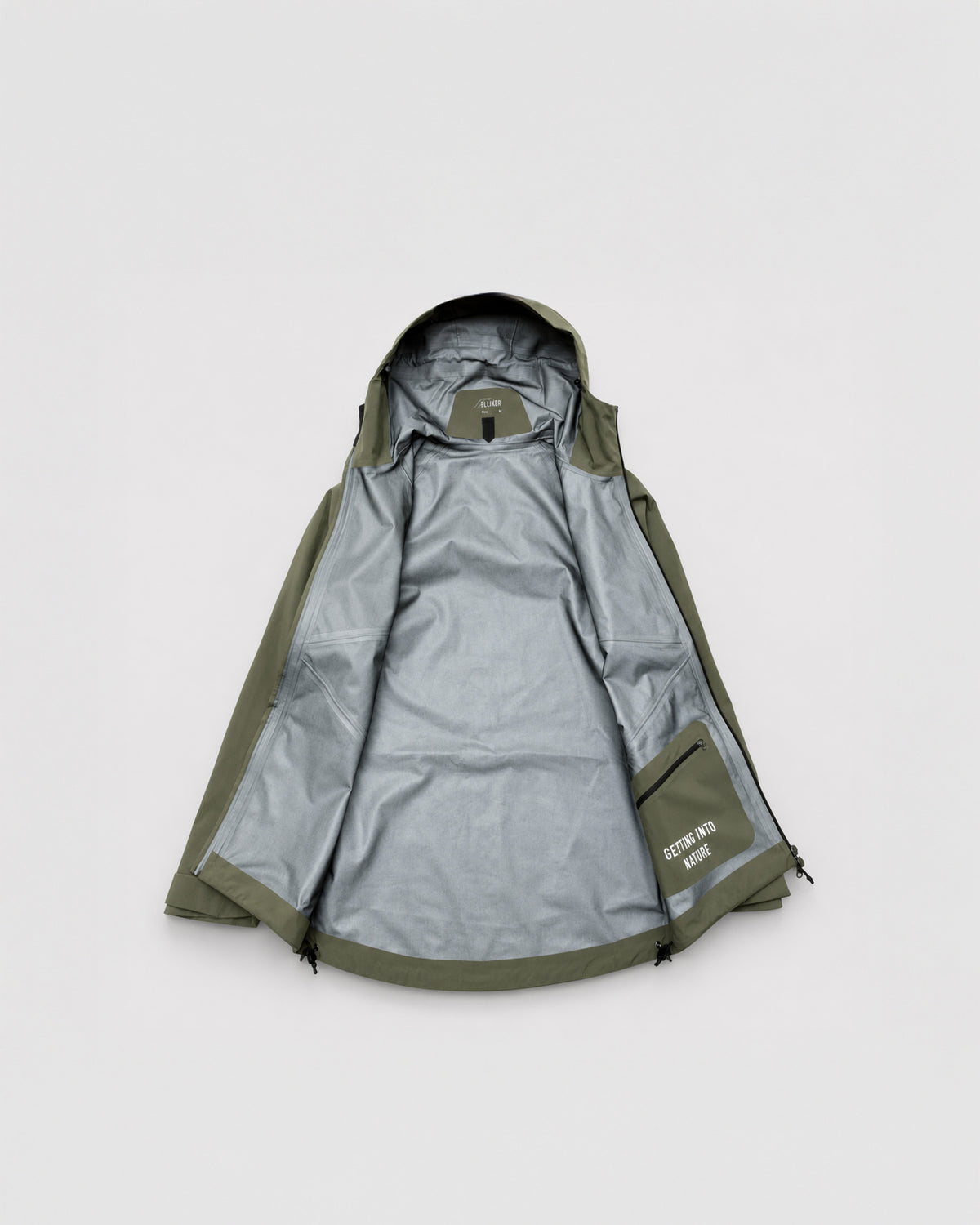 AYRE 3L WATERPROOF SHELL JACKET KHAKI