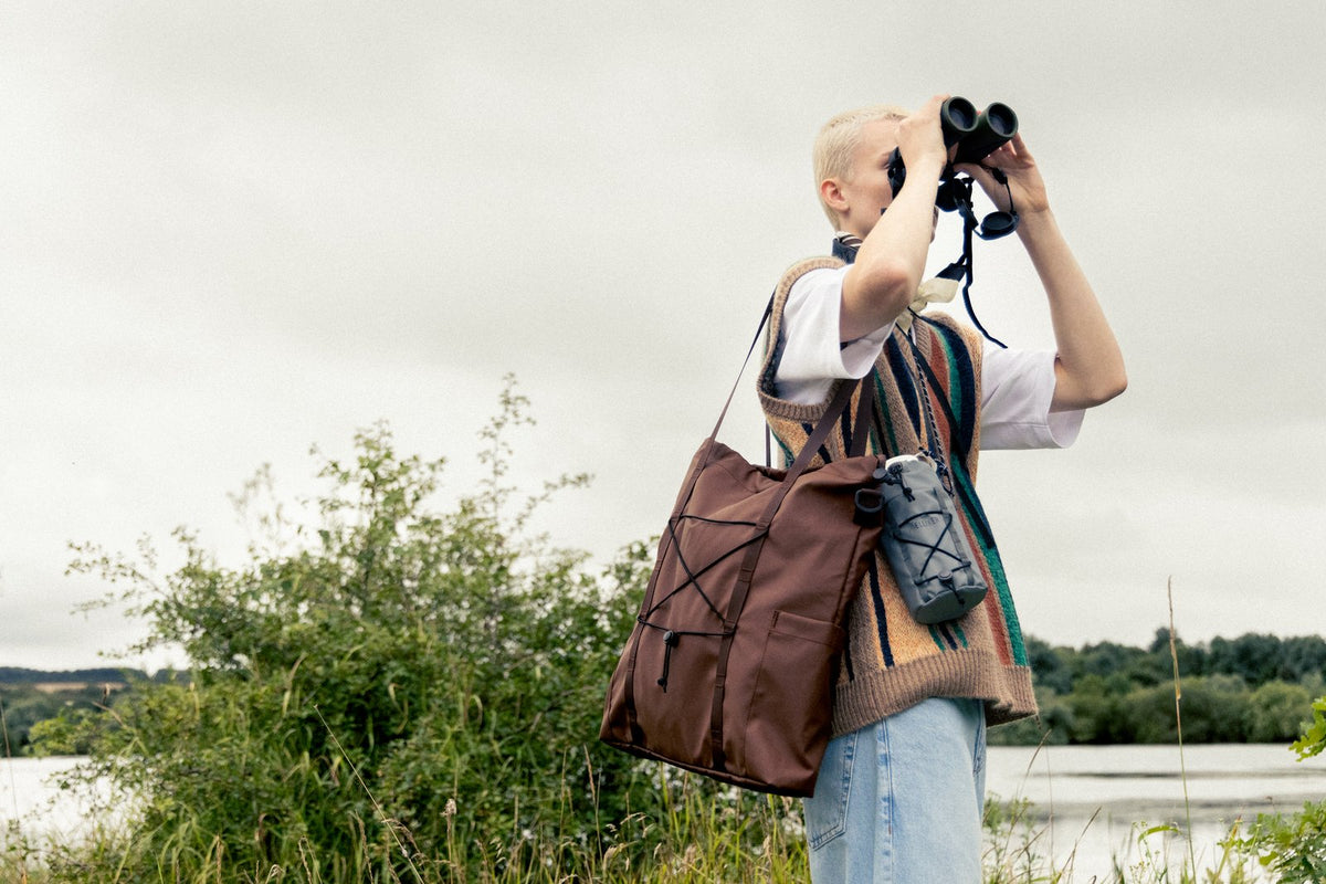 CARSTON TOTE BAG 13L BROWN