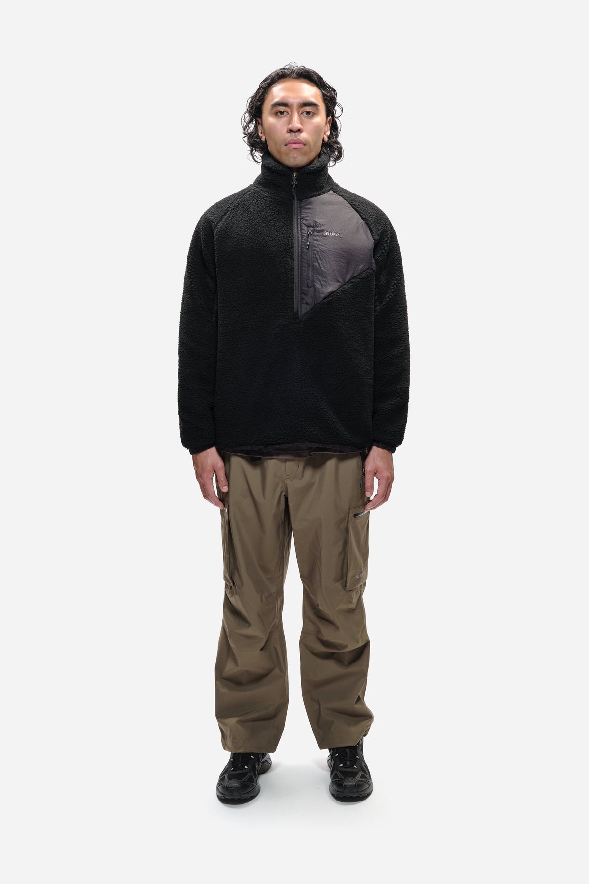 BORDLEY 3L WATERPROOF SHELL TROUSERS KHAKI