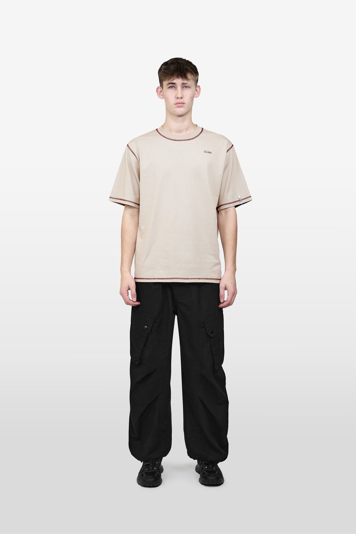 RILL BARK BEETLE PRINT SHORT SLEEVE T-SHIRT