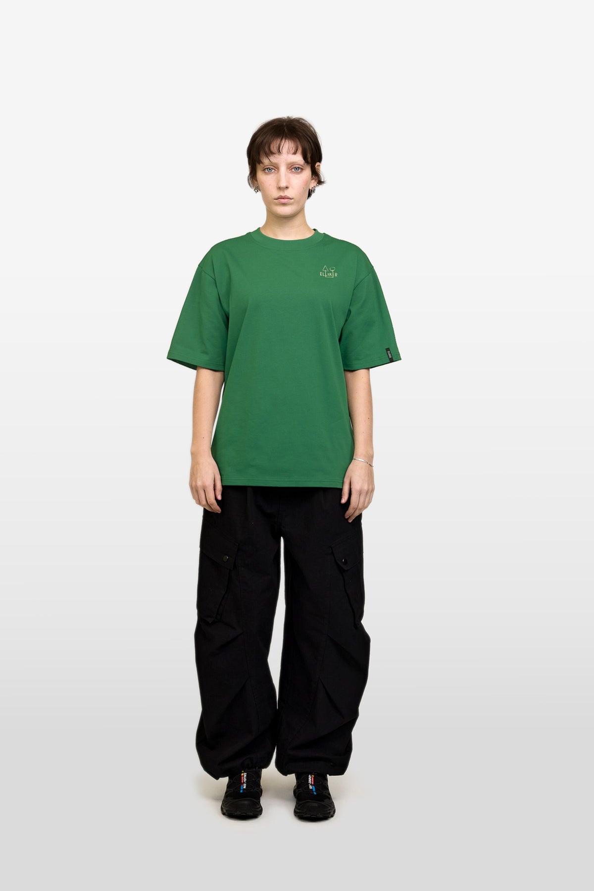 RILL CAMPFIRE PRINT SHORT SLEEVE T-SHIRT JADE