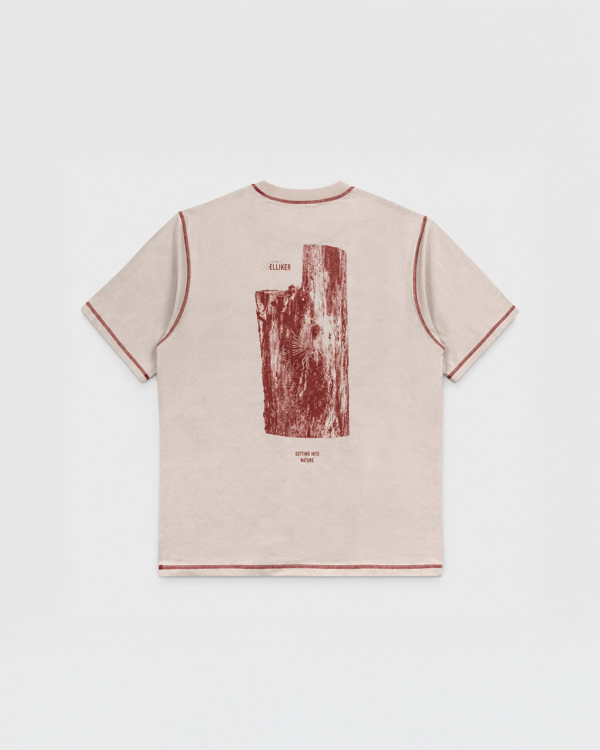 RILL BARK BEETLE PRINT SHORT SLEEVE T-SHIRT