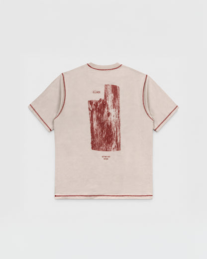 RILL BARK BEETLE PRINT SHORT SLEEVE T-SHIRT