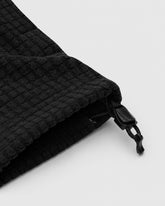 HUDSWELL PULLOVER GRID FLEECE HOODIE BLACK 