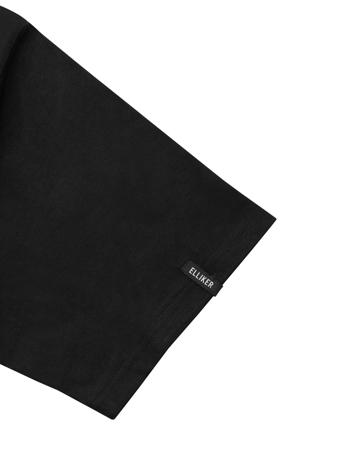 RILL BLUEBELL PRINT SHORT SLEEVE T-SHIRT BLACK 