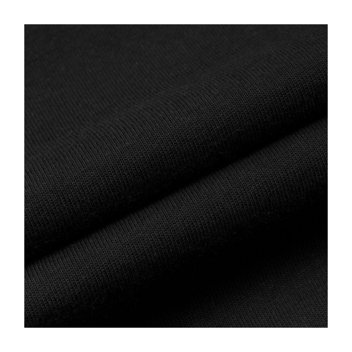 LOWN CAMPFIRE PRINT LONG SLEEVE T-SHIRT BLACK 