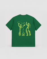 RILL CAMPFIRE PRINT SHORT SLEEVE T-SHIRT JADE 