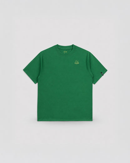 RILL CAMPFIRE PRINT SHORT SLEEVE T-SHIRT JADE 
