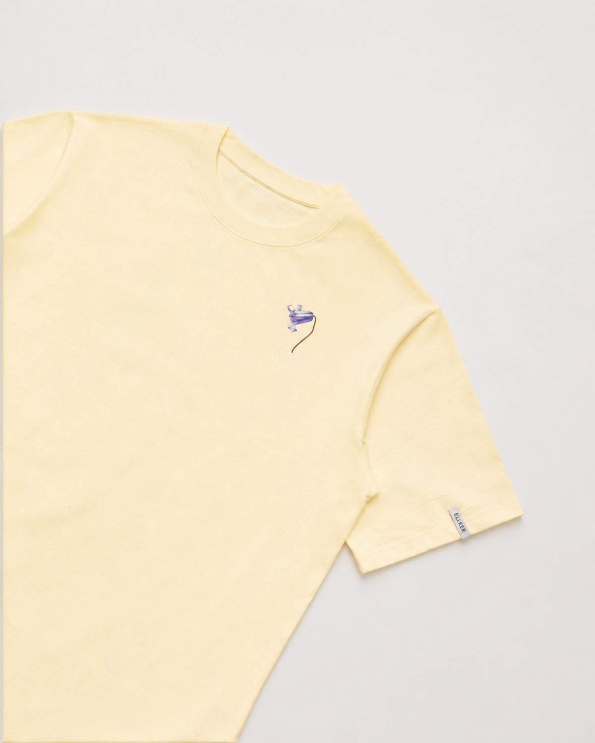 RILL BLUEBELL PRINT SHORT SLEEVE T-SHIRT OFF WHITE 