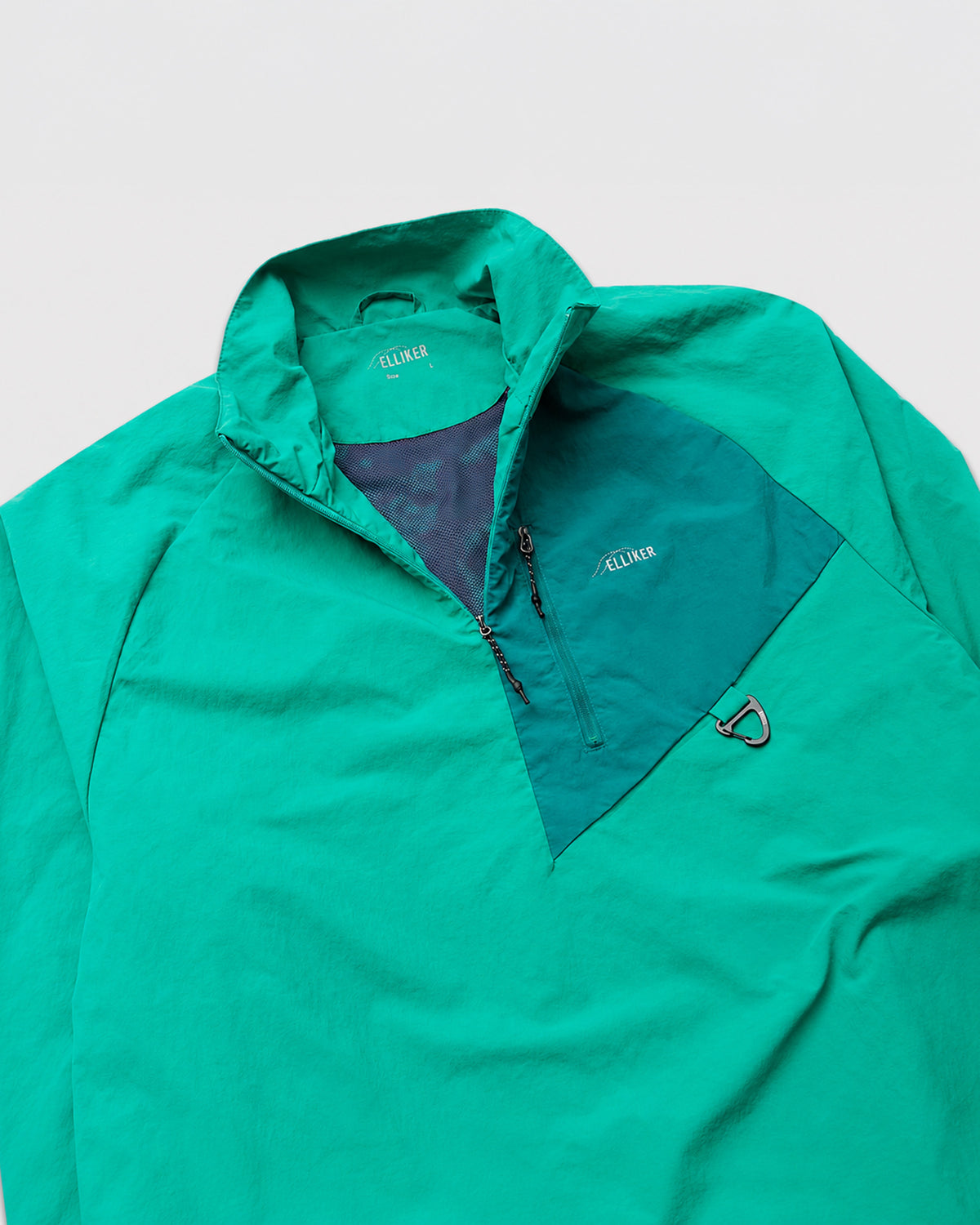 COPPA PULLOVER TECH JACKET TEAL 
