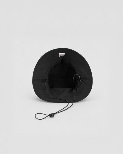 BURTER PACKABLE TECH BUCKET HAT BLACK 