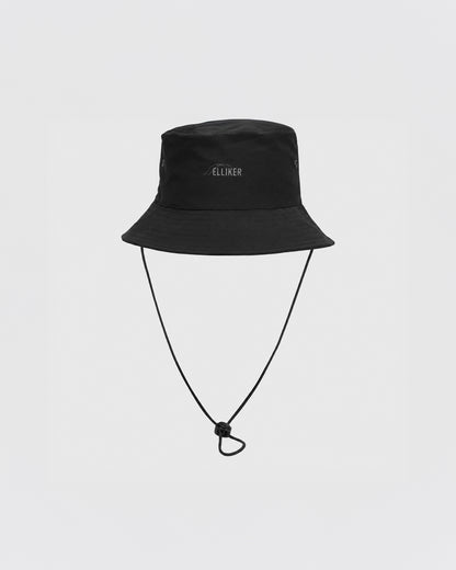 BURTER PACKABLE TECH BUCKET HAT BLACK 