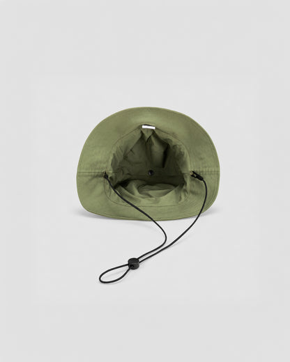 BURTER PACKABLE TECH BUCKET HAT GREEN 