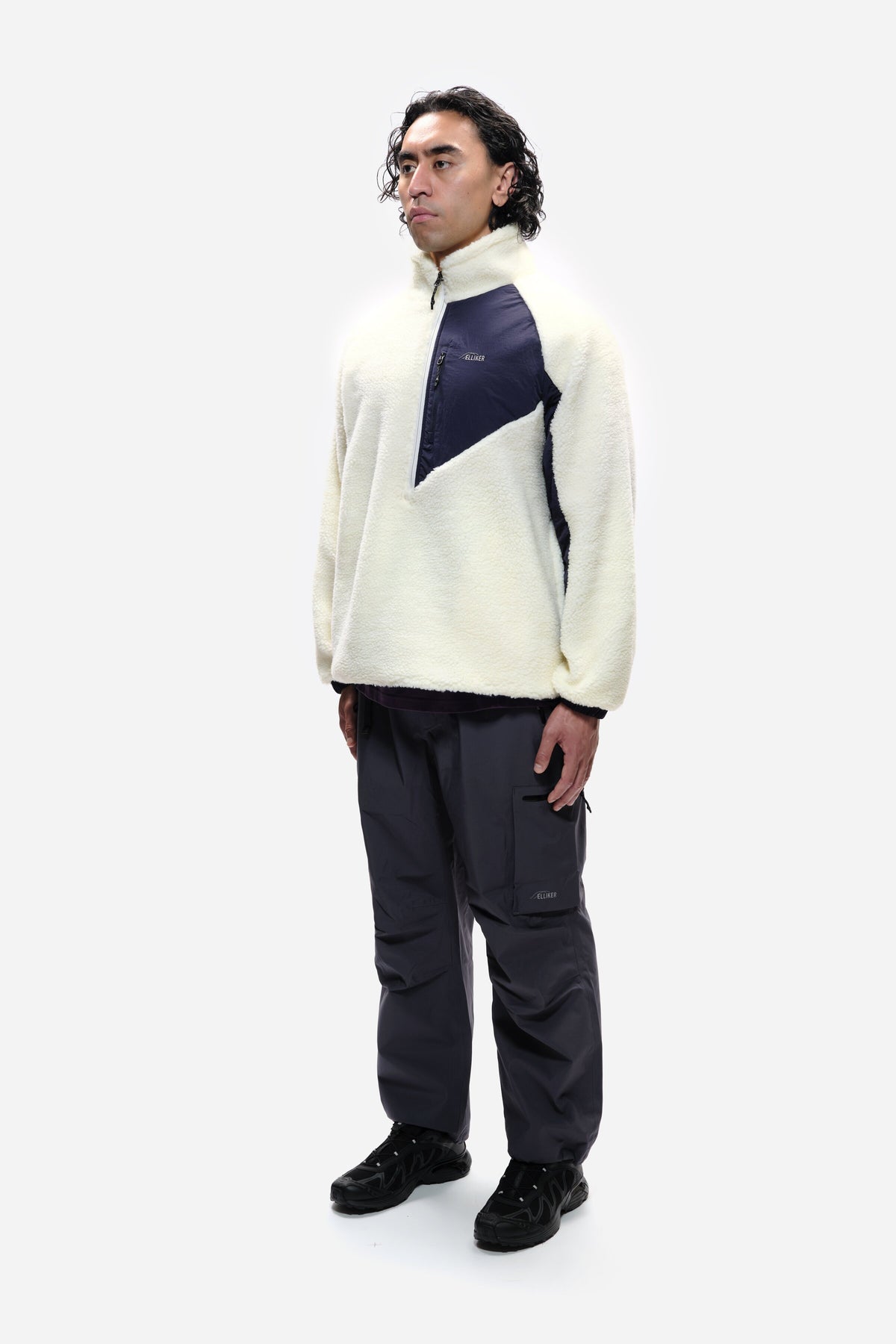 BORDLEY 3L WATERPROOF SHELL TROUSERS NAVY 
