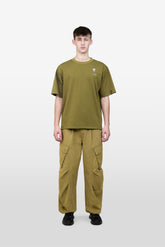 RILL BLUEBELL PRINT SHORT SLEEVE T-SHIRT MOSS GREEN 