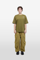 RILL BLUEBELL PRINT SHORT SLEEVE T-SHIRT MOSS GREEN 