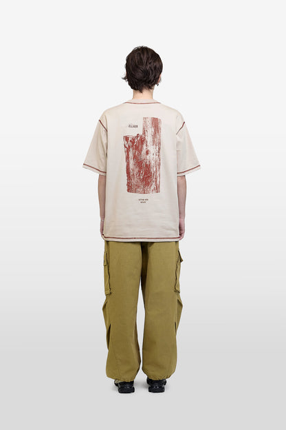 RILL BARK BEETLE PRINT SHORT SLEEVE T-SHIRT