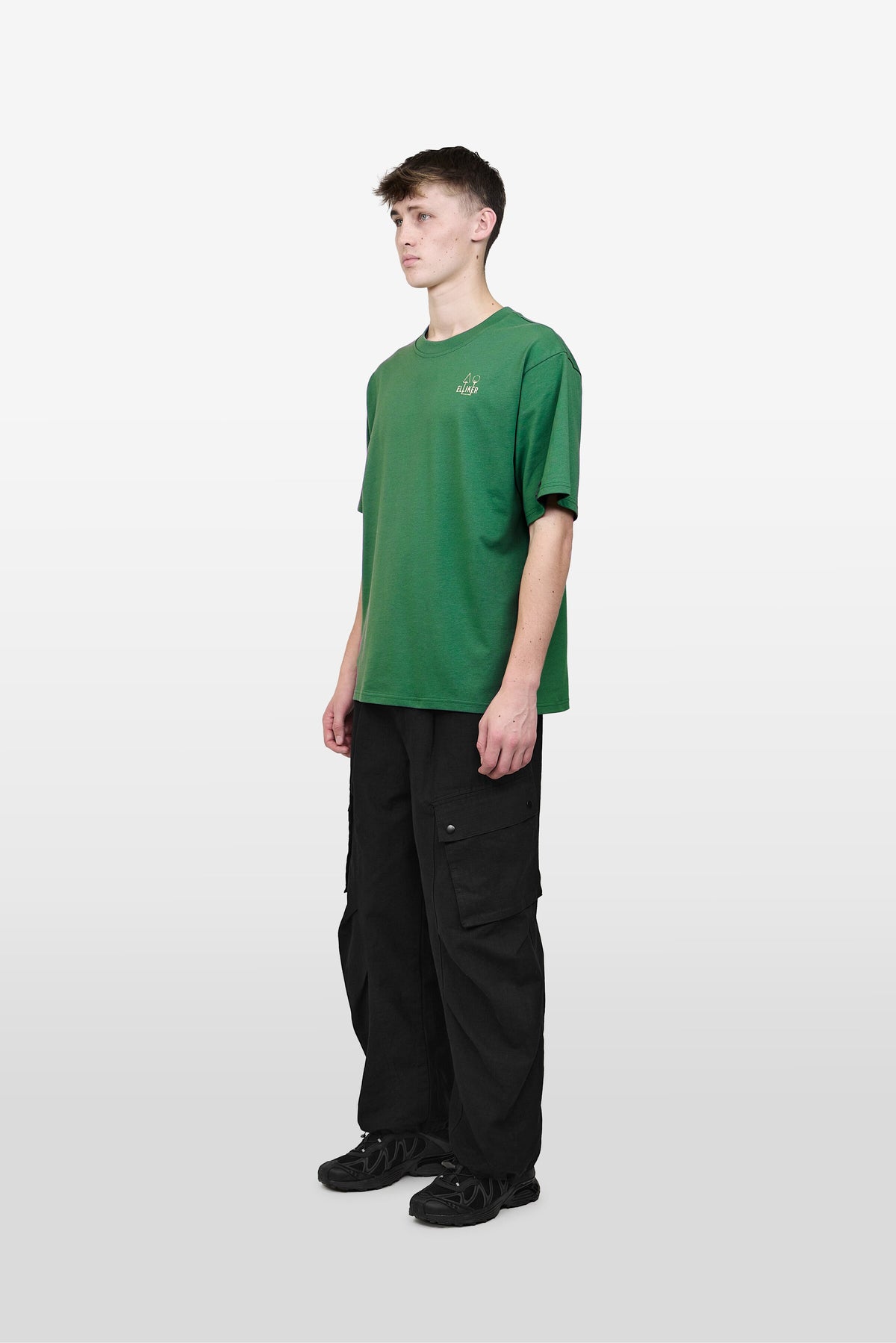 RILL CAMPFIRE PRINT SHORT SLEEVE T-SHIRT JADE 